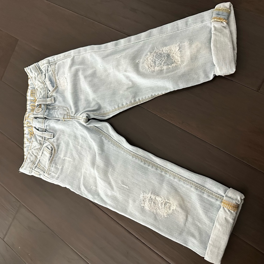 Gap cropped boyfriend size 6 kids